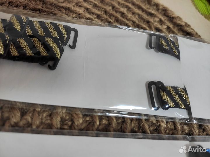 Бретели декоративные с люрексом