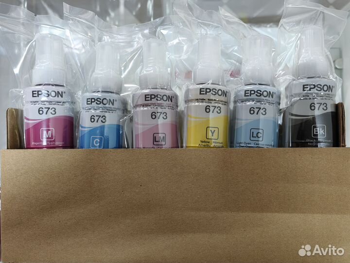 Оригинальные чернила для epson l805