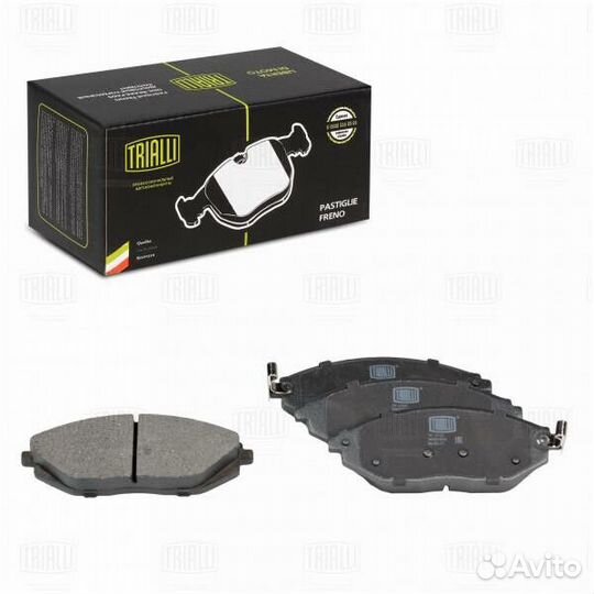 Колодки тормозные дисковые передние trialli PF 419