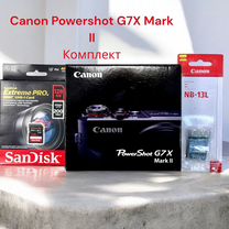 Canon powershot g7x mark ii Отлично комплект