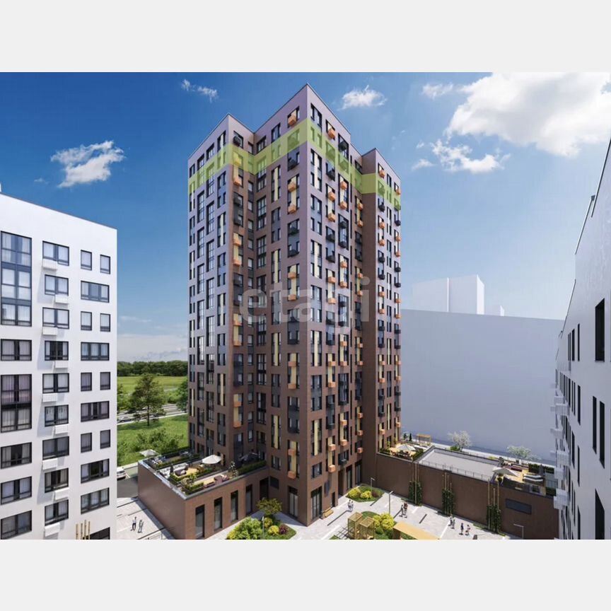 3-к. квартира, 70 м², 9/18 эт.