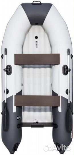 Лодка Таймень NX 2900 нднд серый/черный