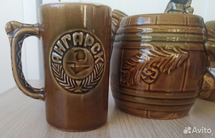 Набор пивные кружки штоф Ангарск СССР