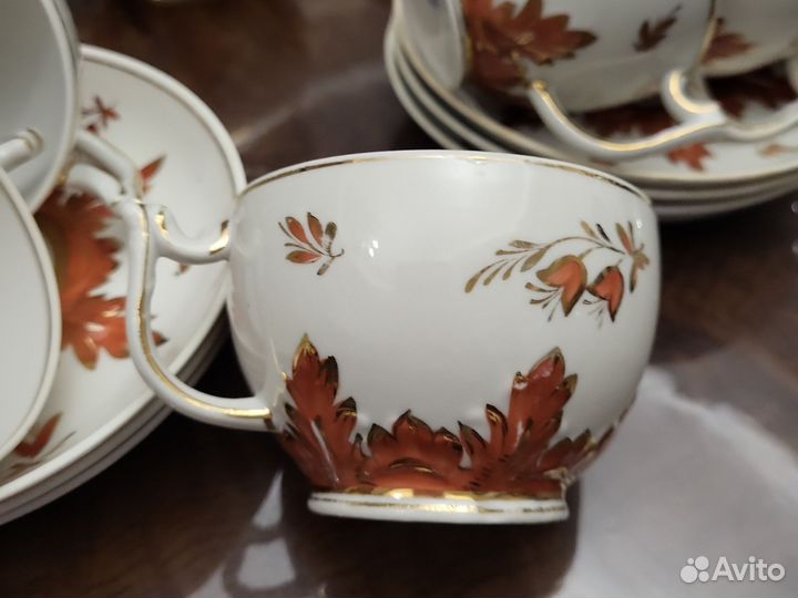 Чайный сервиз вербилки СССР на 12 персон