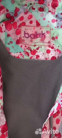 Ветровка на флисе для девочки р128