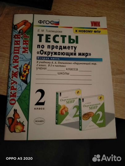 Рабочая тетрадь 2 класс