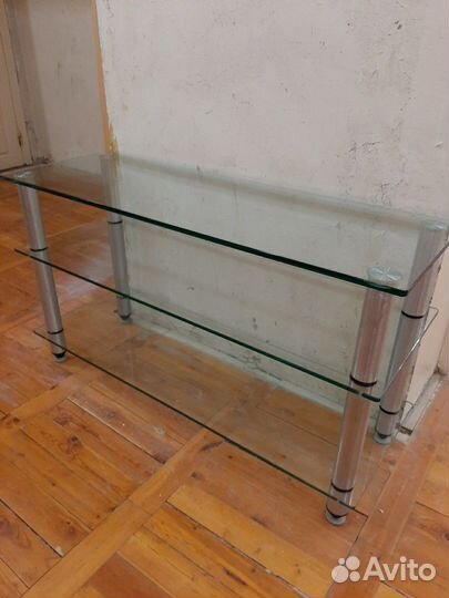 Стеклянная тумба