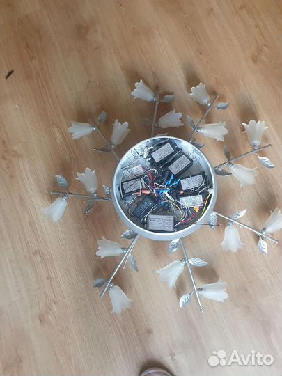 Люстра потолочная светодиодная с пультом