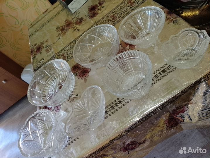 Хрустальные вазу СССР