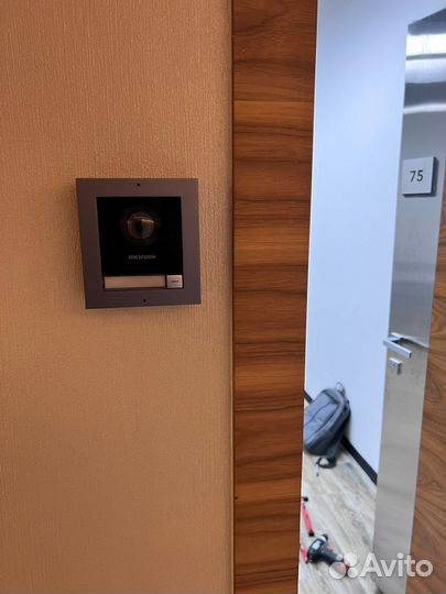 Установка домофона, видеодомофона, скуд