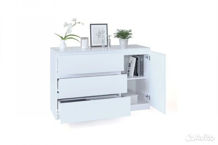 Комод Т-3Р с 3-мя ящиками и дверью