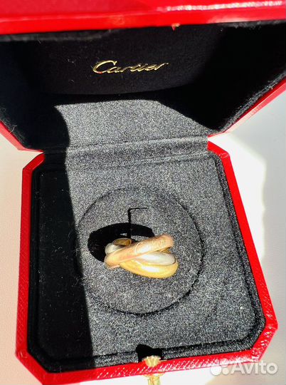 Cartier trinity кольцо оригинал