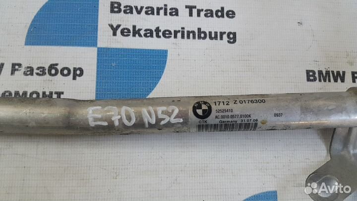 Патрубок системы охл.бмв х5 е70 н52 bmw x5 e70 n52