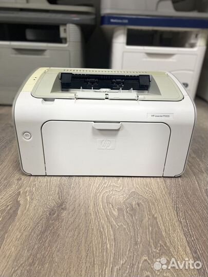 Принтер лазерный HP LaserJet P1005, ч/б, A4, белый