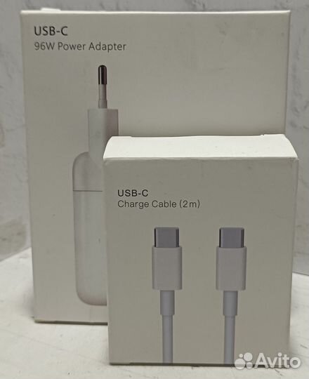 Адаптер питания Apple 96W USB-C + кабель Type-C