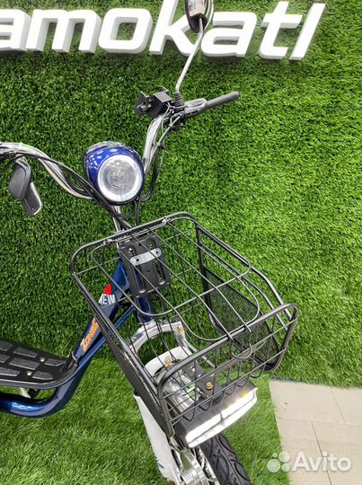 Курьерский электровелосипед с сигнализацией