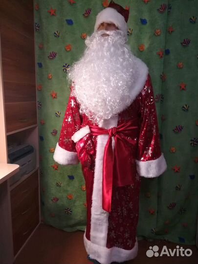 Костюм деда мороза продажа/аренда новые