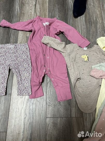 Вещи пакетом на девочку 3-6 месяцев