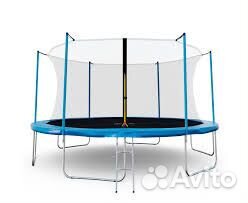 Батут каркасный с сеткой DFC Kondition 15 ft с ле