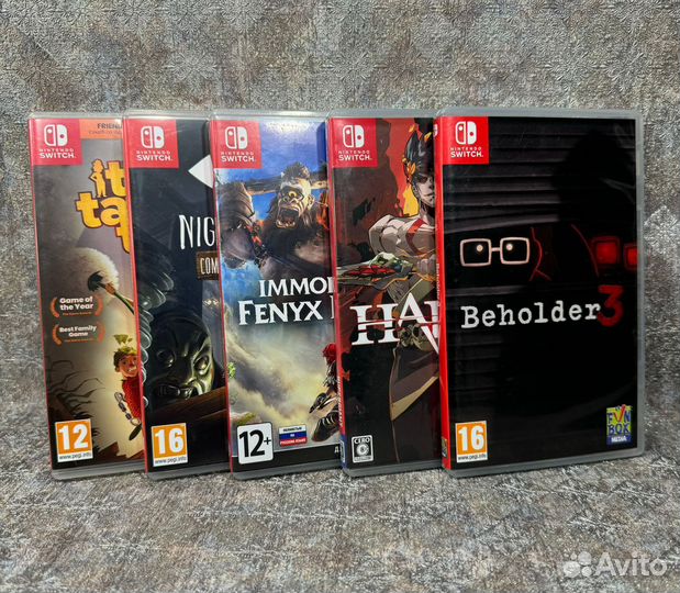 Игры Nintendo switch 5шт