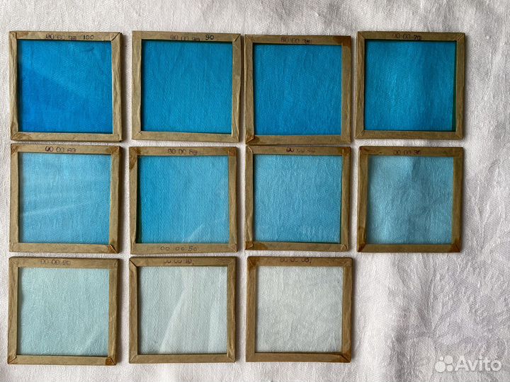 Корректирующие светофильтры, 33 штуки