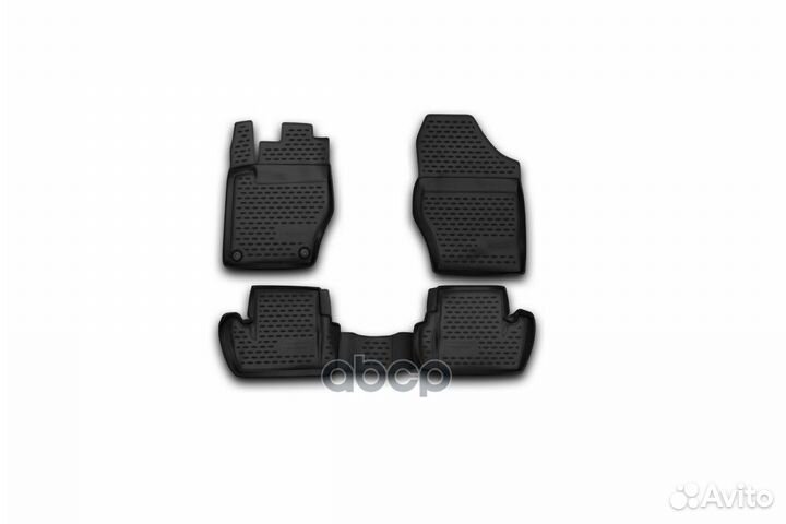 Коврики в салон полиуретан 4 шт. carcrn00043 EL