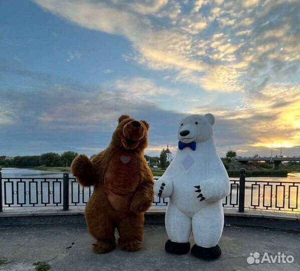 Поздравление от больших мишек