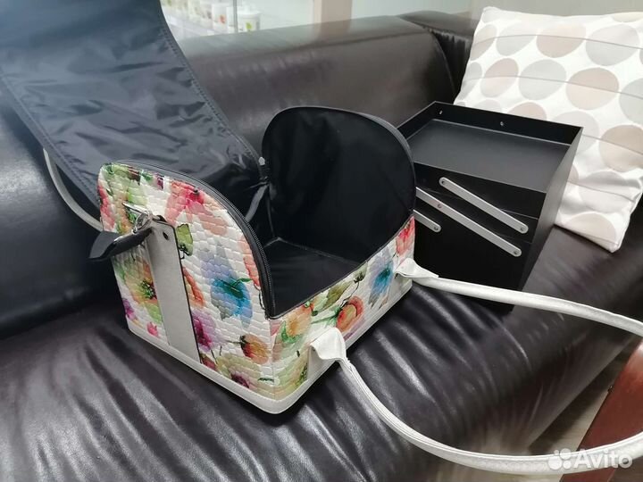 Сумка чемодан мастера Акварель