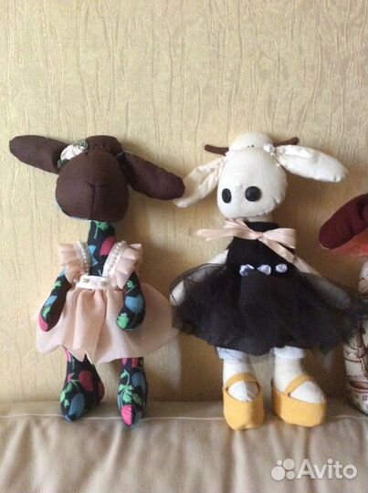 Игрушка тильда овечки