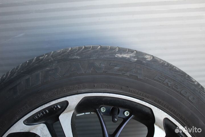 Диски Racing с резиной Bridgestone 205/55/16