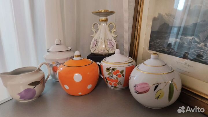 Сахарница посуда фарфор СССР