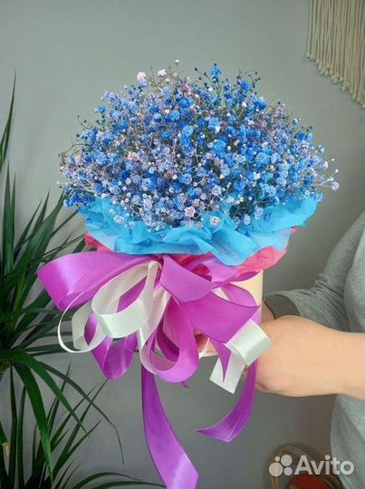 Букет хризантем/Букет гипсофилы