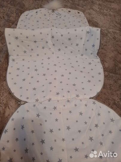 Теплый конверт в коляску