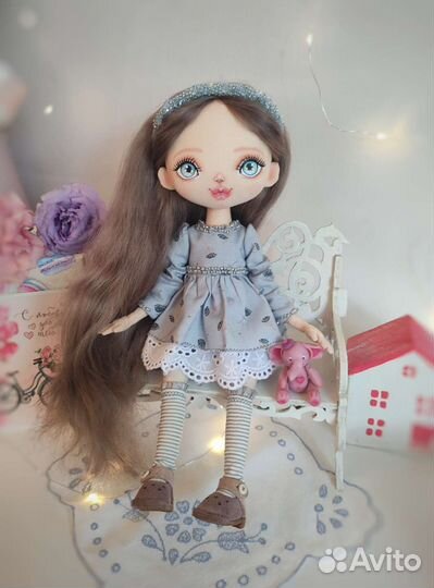 Текстильная кукла ручной работы