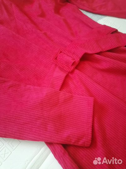 Бархатное красное платье