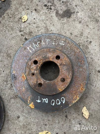 Тормозные диски volkswagen passat b3