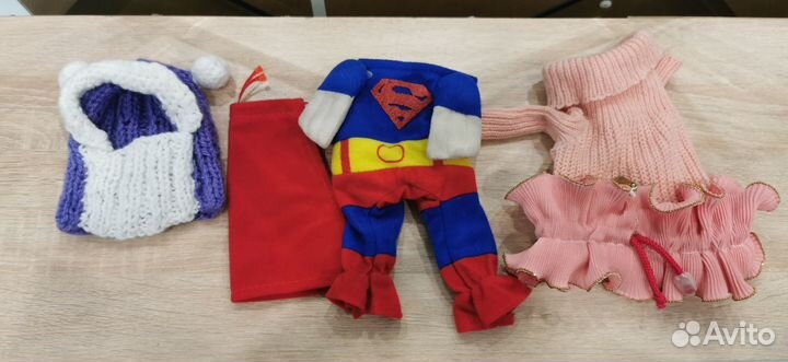 Костюм-прикол для маленьких собак XS супермен