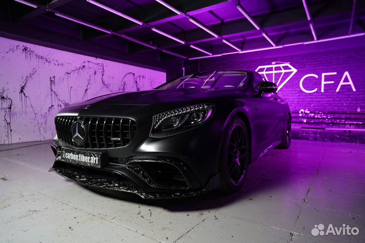 Mercedes s63 amg coupe brabus обвес кованый карбон