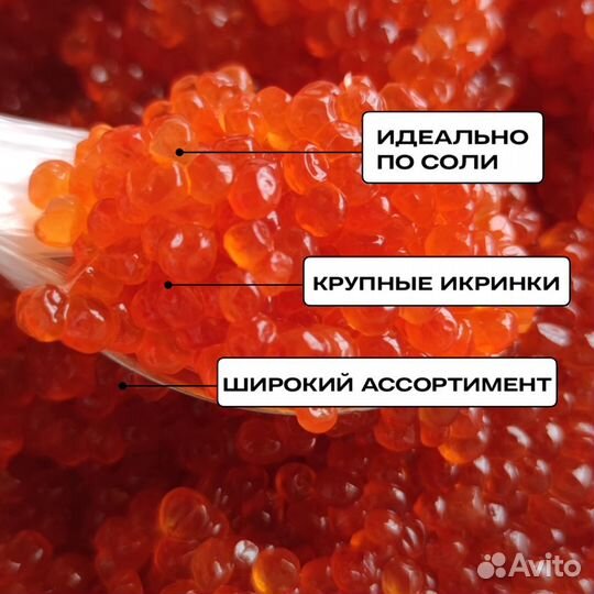 Красная икра морепродукты Камчатка