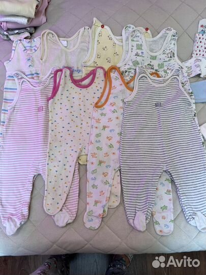 Много вещей от 1 до 3х месяцев/ пакетом