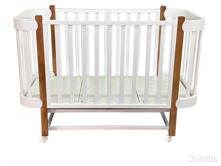 Детская кроватка Adele 3в1 с маятником