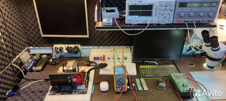 Ремонт материнских плат, замена ремонт сокета