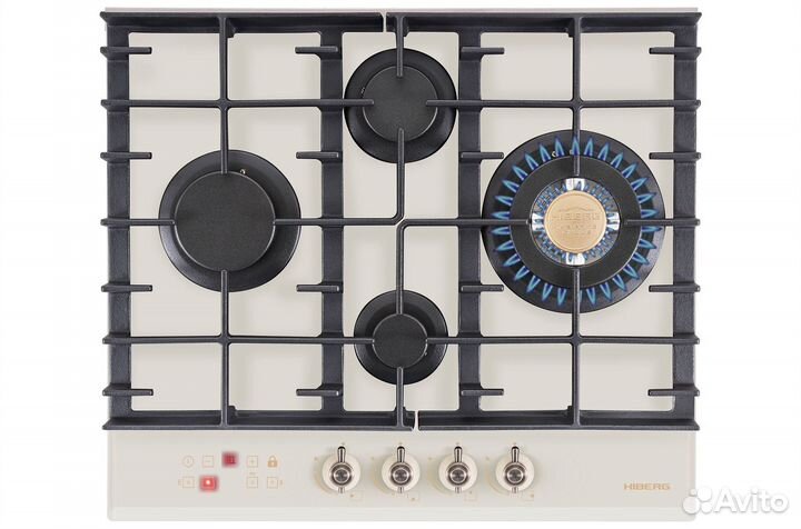 Варочная поверхность газовая hiberg VM 6145 RY