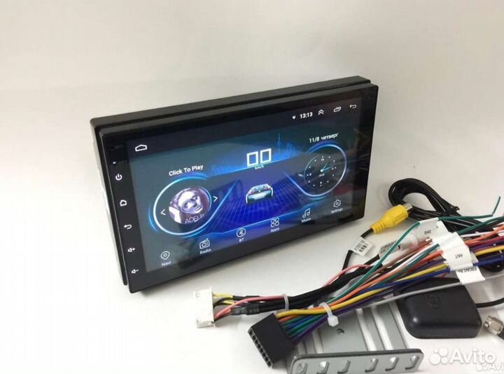 Android магнитола с навигацией (2/32гб) новая
