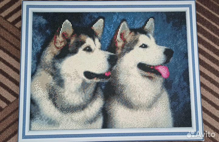 Картина готовая алмазная живопись 50*40см