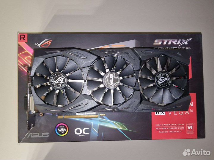 Asus Radeon RX Vega 56 Strix Gaming 8gb
