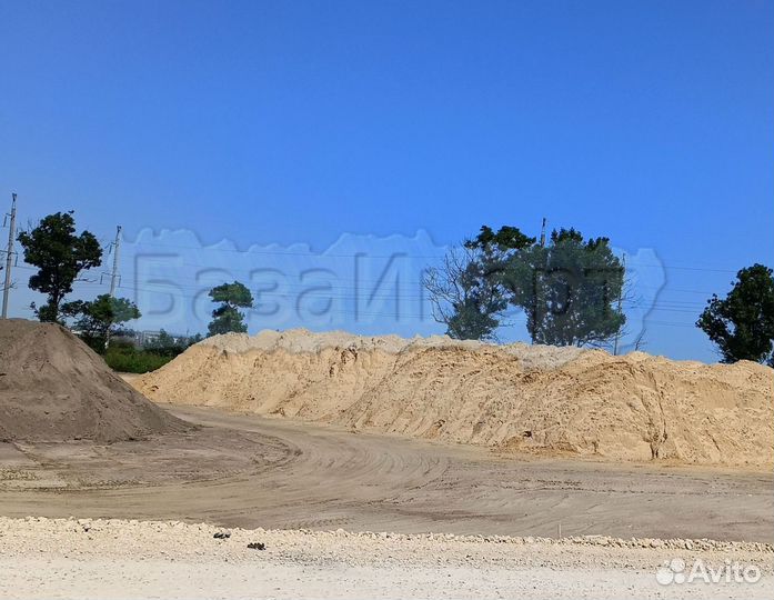 Доставка песка от 1 м3