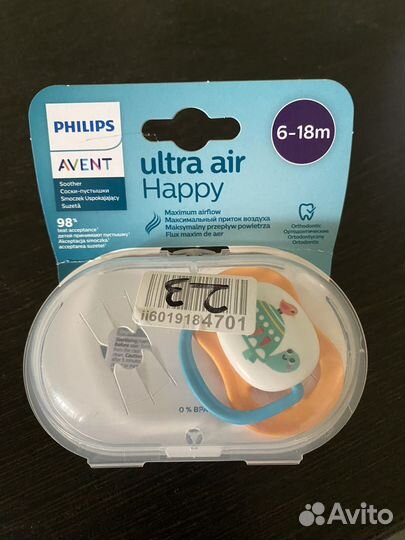 Пустышка avent новая