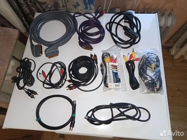 Кабели скарт, тюльпан и антенный