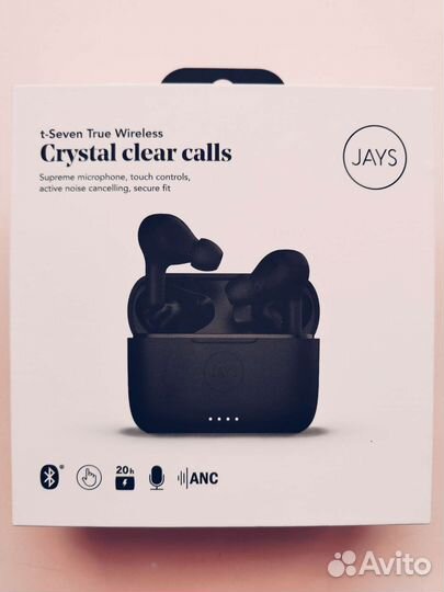 Беспроводные наушники Jays t-Seven True Wireless